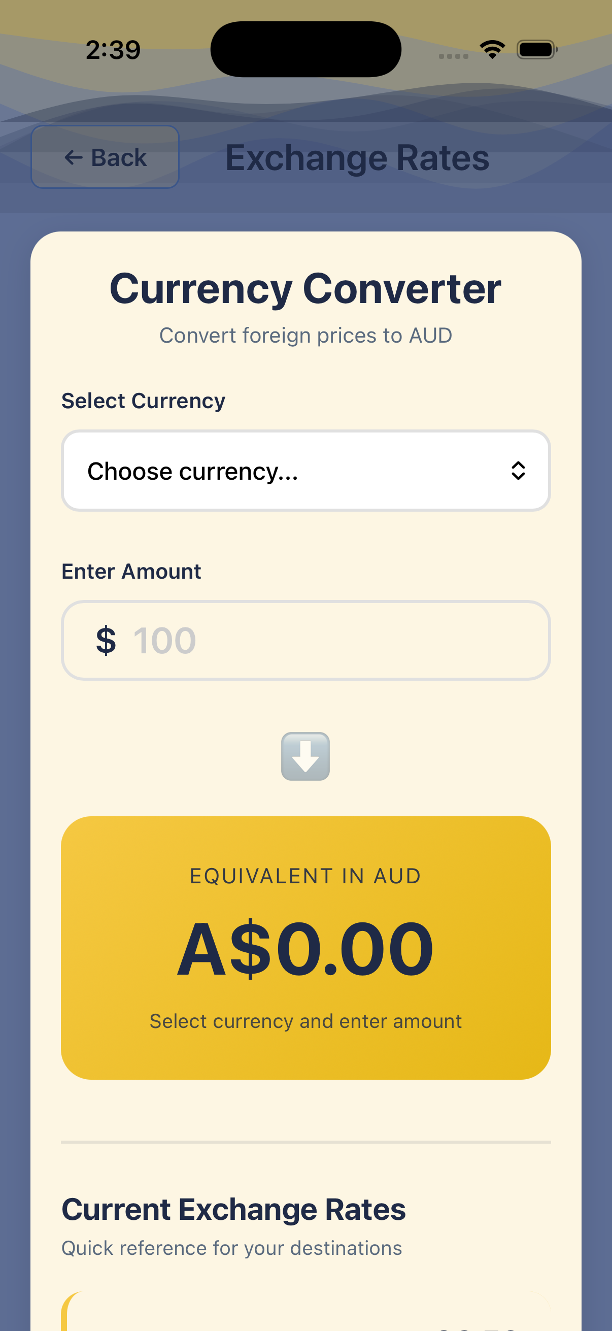 Exchange Rates