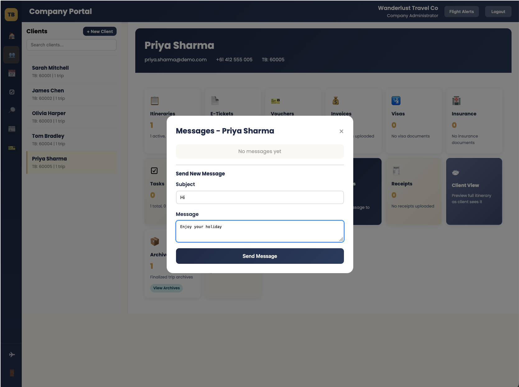 Client Messaging